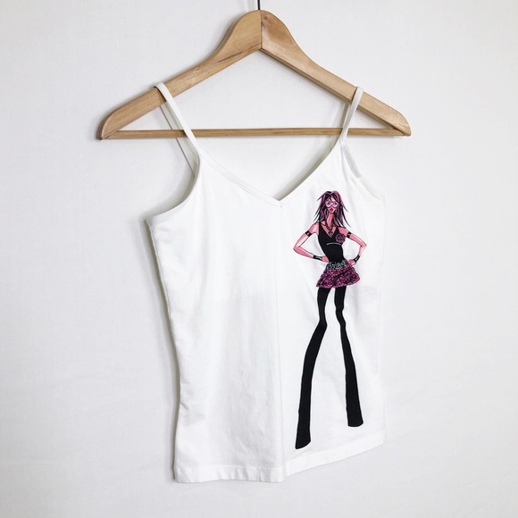 Moshi Moshi graphic Cami tank top - Picture 10 of 12